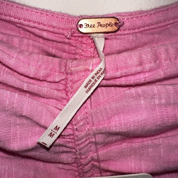 Free People Pink Crop Top - Picture 3 of 4